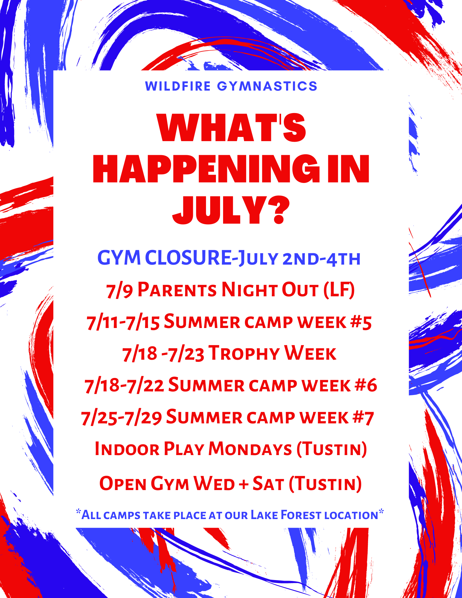What's Happening in July? 2022
