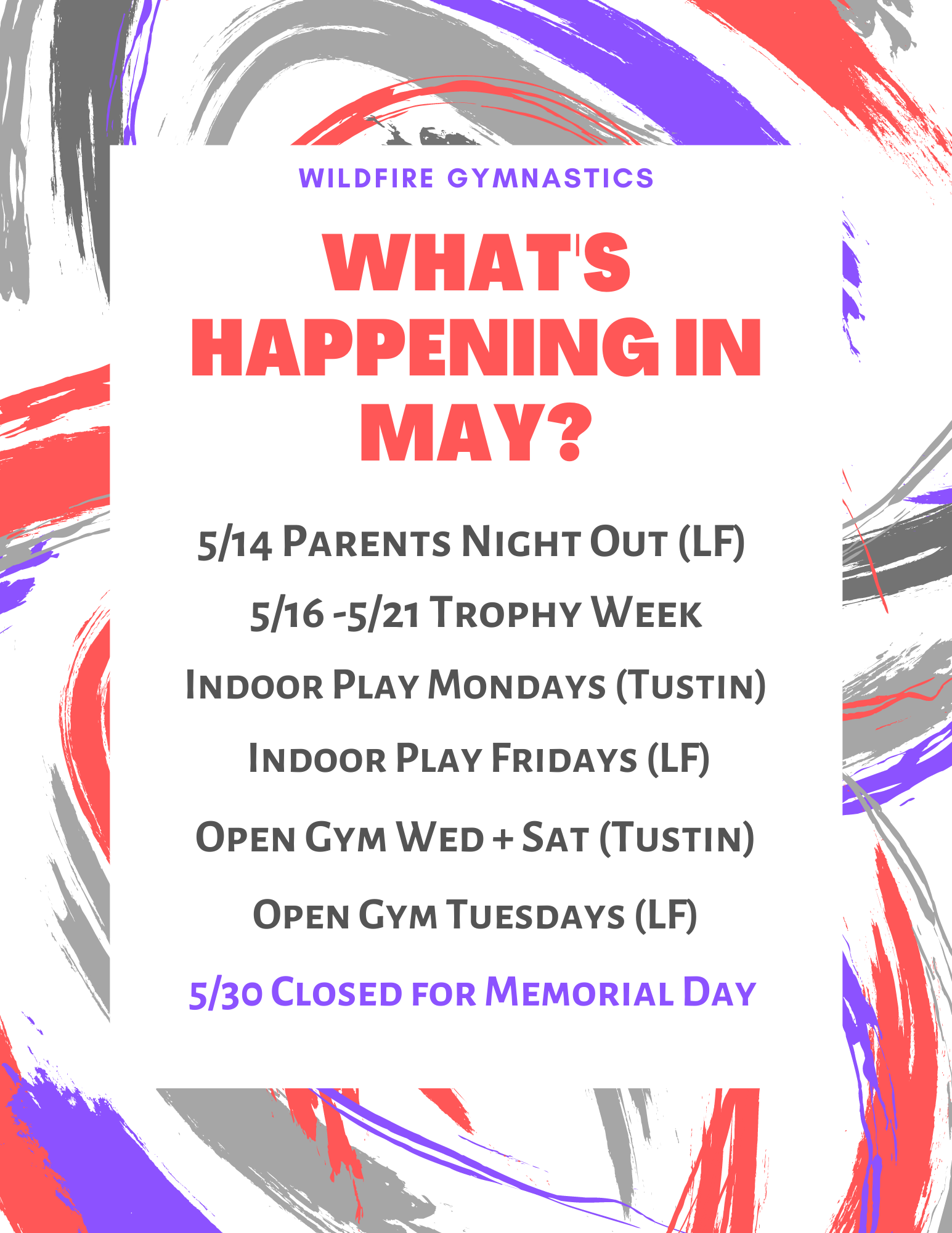 What's Happening in May? 